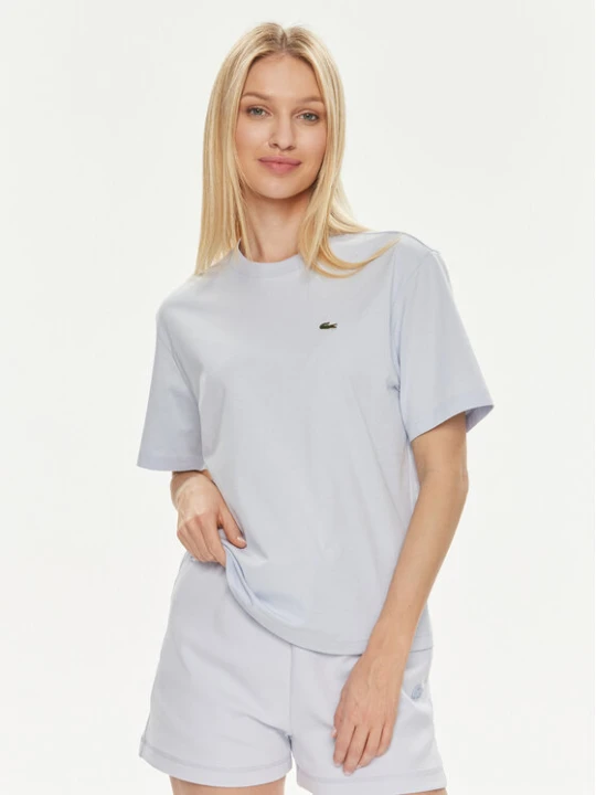 Zdjęcie produktu Lacoste T-Shirt TF7215 Błękitny Loose Fit Niebieski jasny