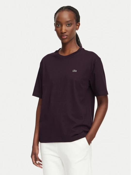Zdjęcie produktu Lacoste T-Shirt TF7215 Bordowy Regular Fit