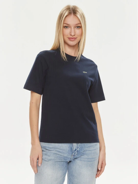 Zdjęcie produktu Lacoste T-Shirt TF7215 Granatowy Loose Fit