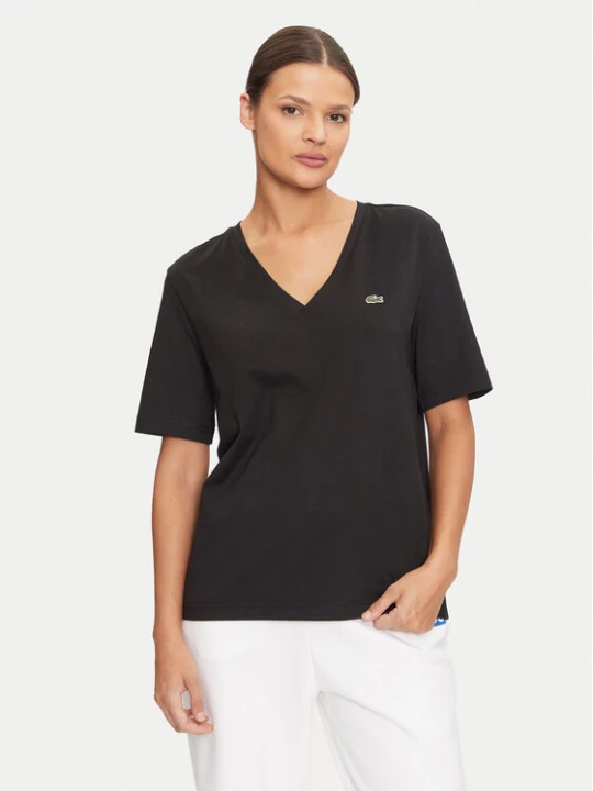 Zdjęcie produktu Lacoste T-Shirt TF7300 Czarny Regular Fit