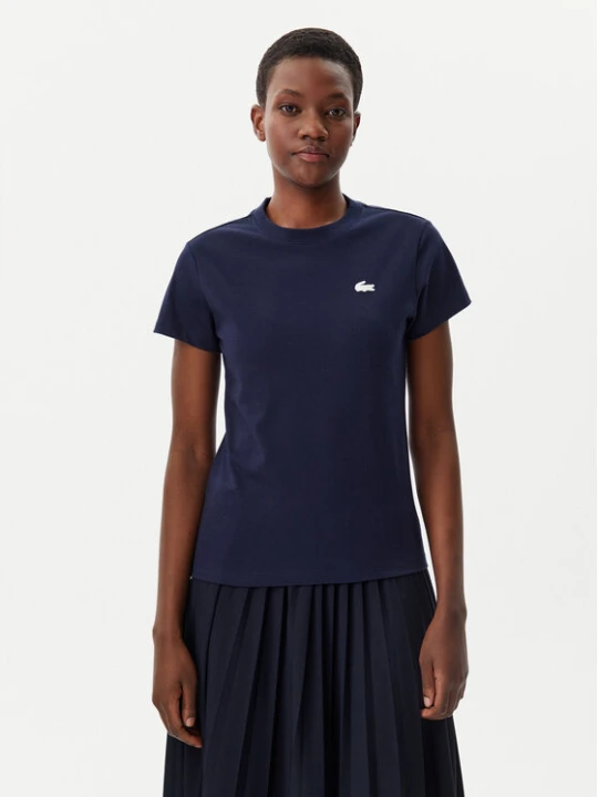 Zdjęcie produktu Lacoste T-Shirt TF9246 Granatowy Slim Fit