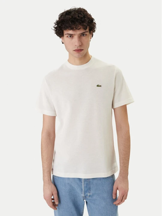 Zdjęcie produktu Lacoste T-Shirt TH0629 Biały Regular Fit