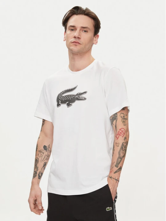 Zdjęcie produktu Lacoste T-Shirt TH2042 Biały Regular Fit
