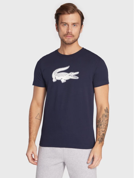 Zdjęcie produktu Lacoste T-Shirt TH2042 Granatowy Regular Fit