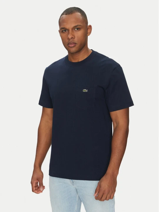 Zdjęcie produktu Lacoste T-Shirt TH2827 Granatowy Regular Fit