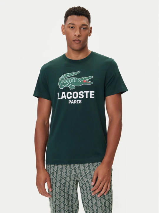 Zdjęcie produktu Lacoste T-Shirt TH5634 Zielony Regular Fit