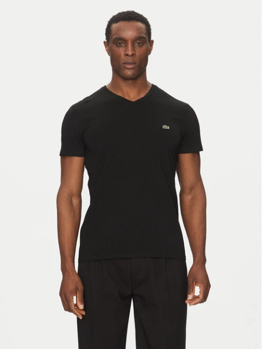 Zdjęcie produktu Lacoste T-Shirt TH6710 Czarny Regular Fit