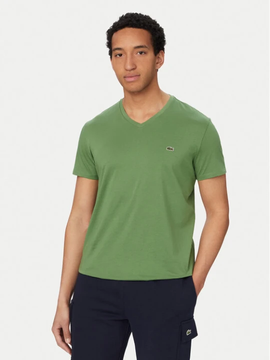 Zdjęcie produktu Lacoste T-Shirt TH6710 Zielony Regular Fit