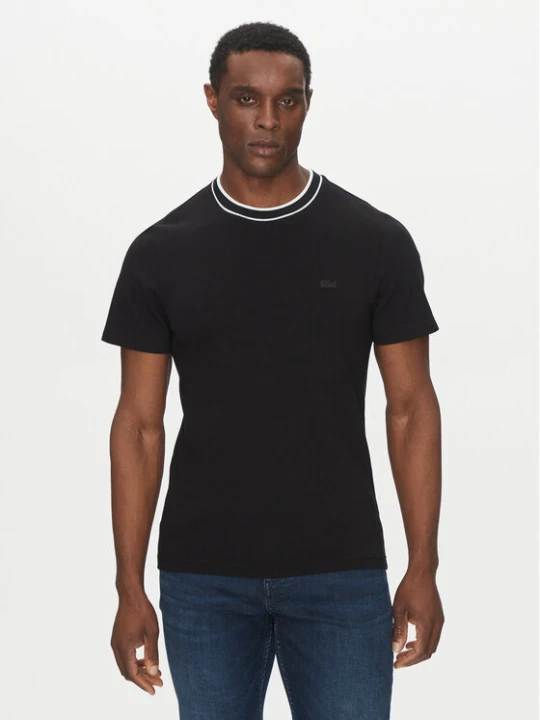 Zdjęcie produktu Lacoste T-Shirt TH8174 Czarny Regular Fit
