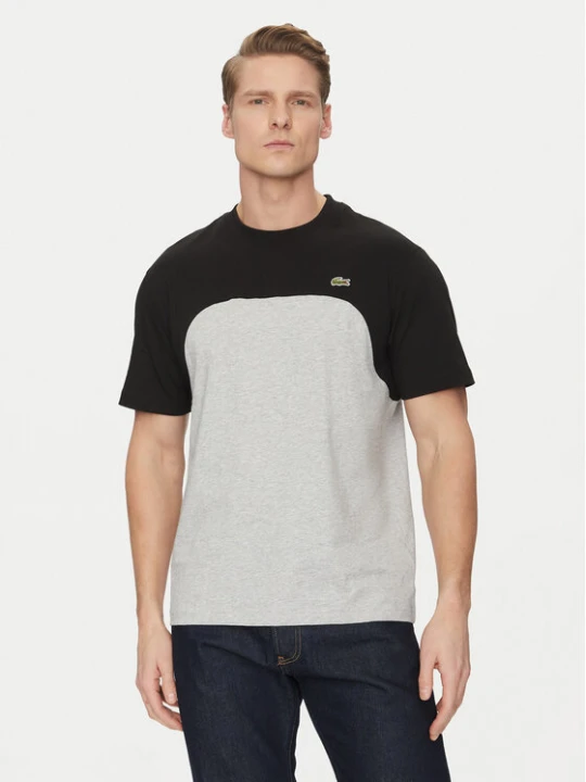 Zdjęcie produktu Lacoste T-Shirt TH9551 Szary Classic Fit