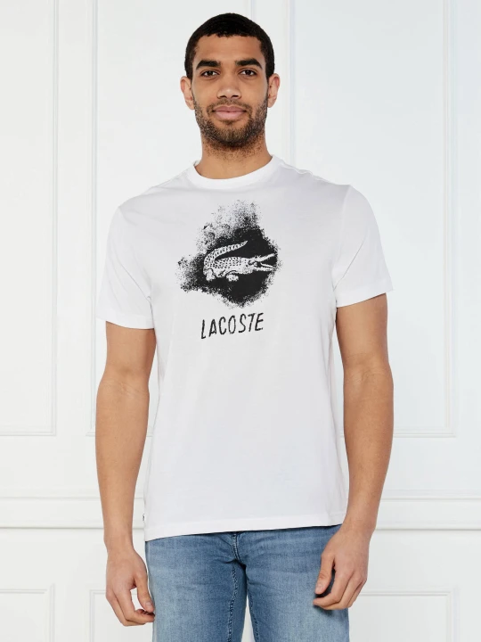 Zdjęcie produktu Lacoste T-shirt Ultra Dry Graphic | Regular Fit biały
