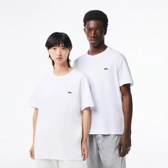 Zdjęcie produktu Lacoste T-shirt unisex z okrągłym dekoltem z bawełny organicznej