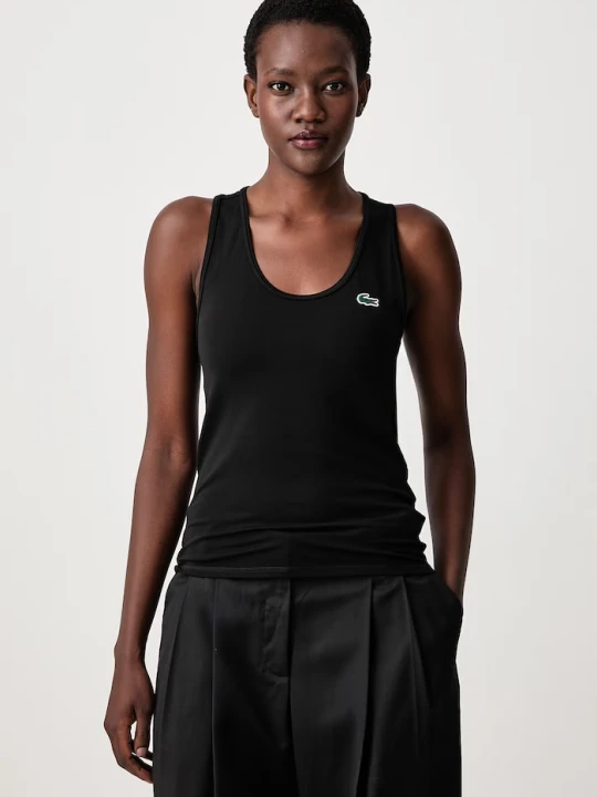 Zdjęcie produktu Lacoste top treningowy damski czarny