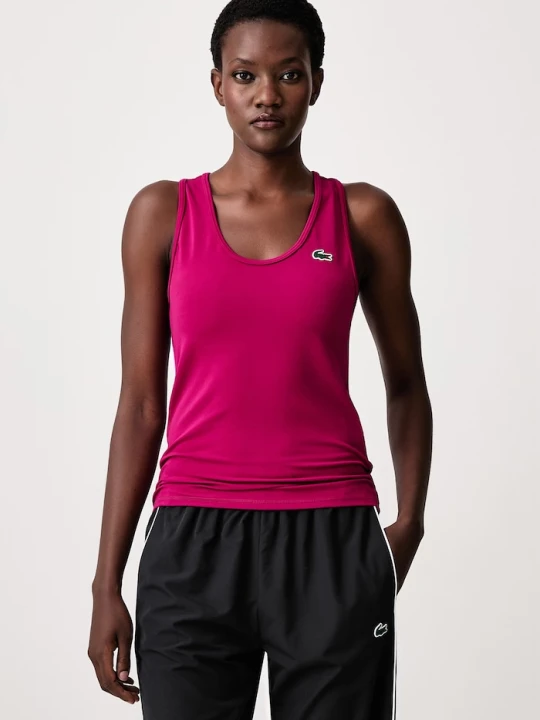 Zdjęcie produktu Lacoste top treningowy damski różowy