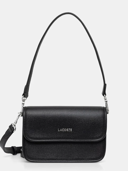 Zdjęcie produktu Lacoste torebka crossbody damska z imitacji skóry czarny