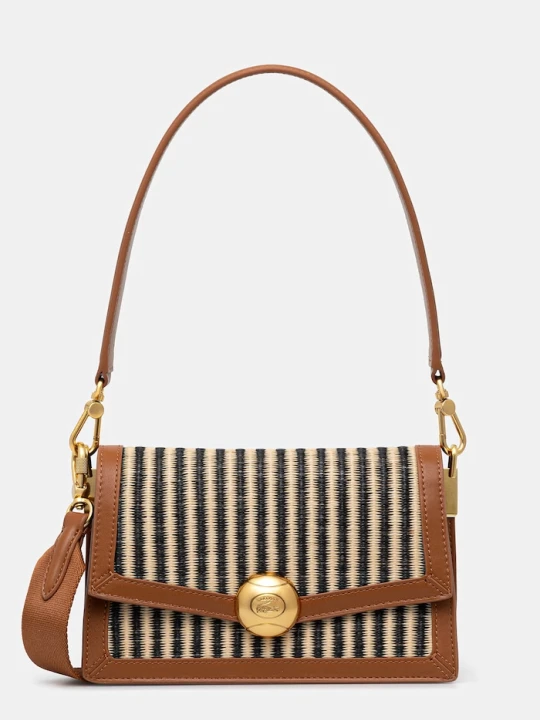 Zdjęcie produktu Lacoste torebka crossbody damska pleciona beżowy