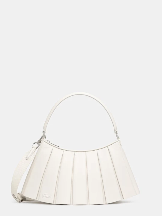 Zdjęcie produktu Lacoste torebka crossbody damska skórzana beżowy