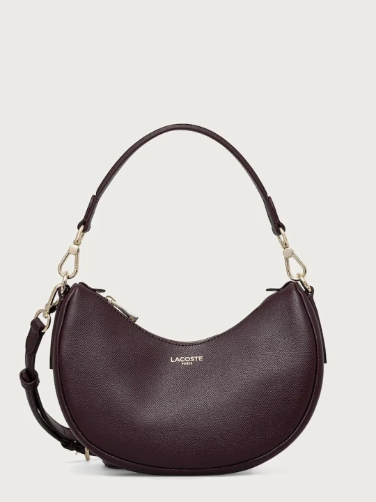 Zdjęcie produktu Lacoste torebka crossbody damska skórzana bordowy