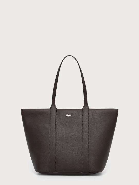 Zdjęcie produktu Lacoste torebka shopper damska z imitacji skóry brązowy