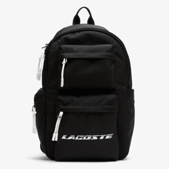 Zdjęcie produktu Unisex Plecak Z Napisem W Kontrastowym Kolorze Lacoste