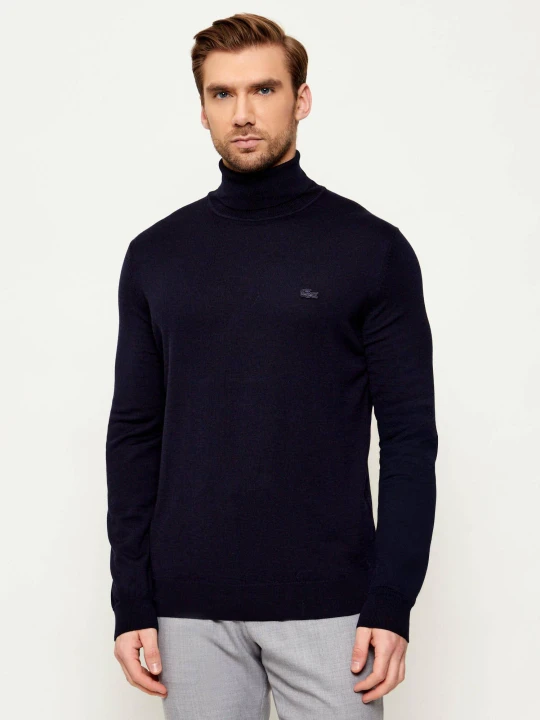 Zdjęcie produktu Lacoste Wełniany golf | Regular Fit granatowy