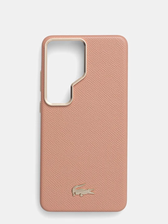 Zdjęcie produktu Lacoste z imitacji skóry Samsung Galaxy S26 Ultra różowy