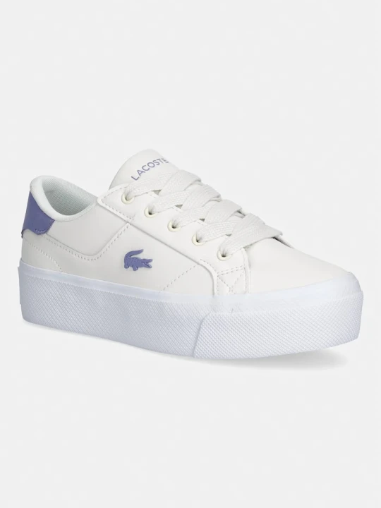 Zdjęcie produktu Lacoste Ziane Platform Leather Sneakers sneakersy damskie beżowy