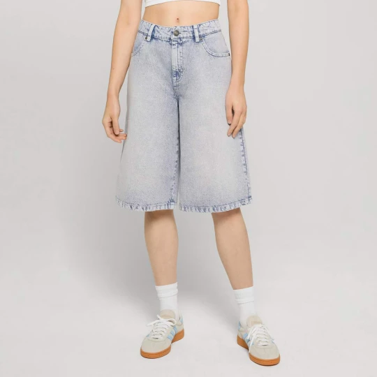 Zdjęcie produktu Ladies Denim Bermuda Urban Classics niebieski