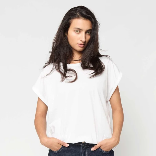 Zdjęcie produktu Ladies Extended Shoulder Tee Urban Classics biały