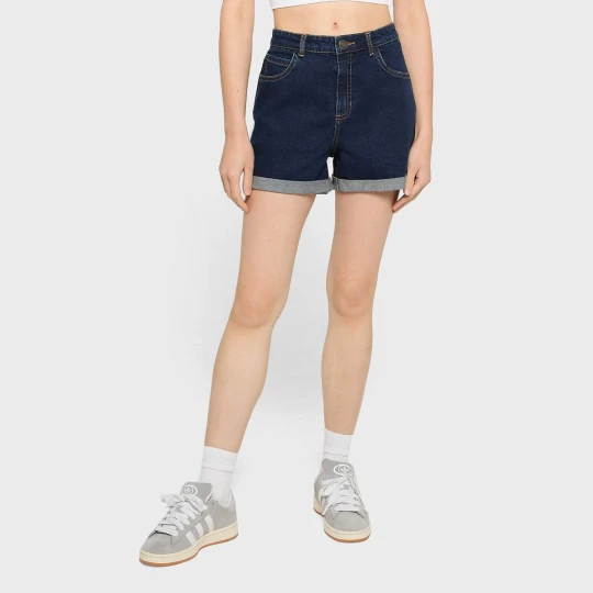 Zdjęcie produktu Ladies High Waist Denim Shorts Urban Classics niebieski