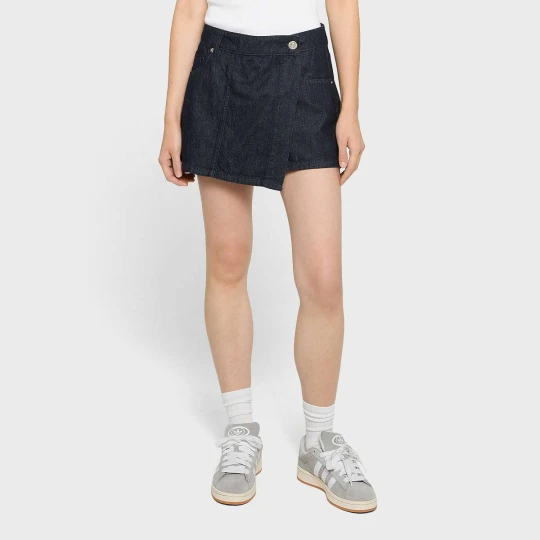 Zdjęcie produktu Ladies Light Denim Skort Urban Classics niebieski