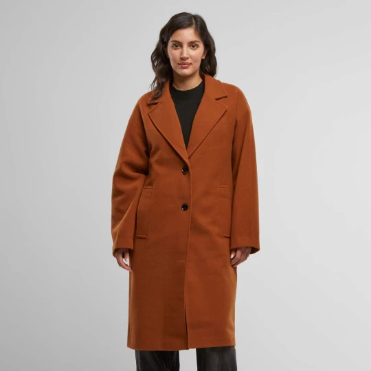 Zdjęcie produktu Ladies Oversized Long Coat Urban Classics pomarańczowy