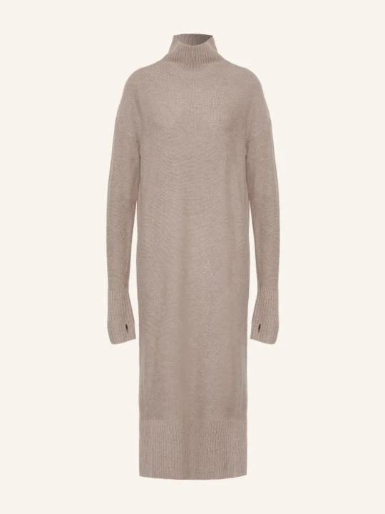Zdjęcie produktu Ladneri Sukienka Z Dzianiny Hamptons Z Kaszmirem beige