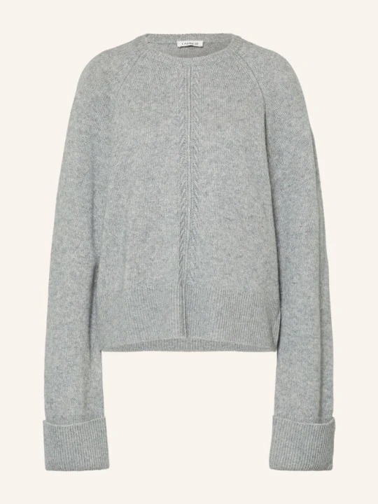 Zdjęcie produktu Ladneri Sweter Alune Z Kaszmirem grau SZARY