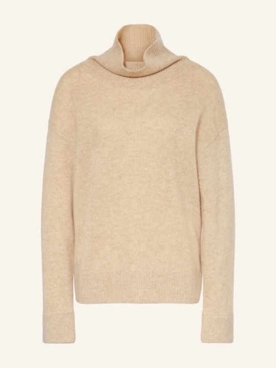 Zdjęcie produktu Ladneri Sweter Z Golfem Jardin Soleil Z Kaszmiru beige JASNOBRĄZOWY