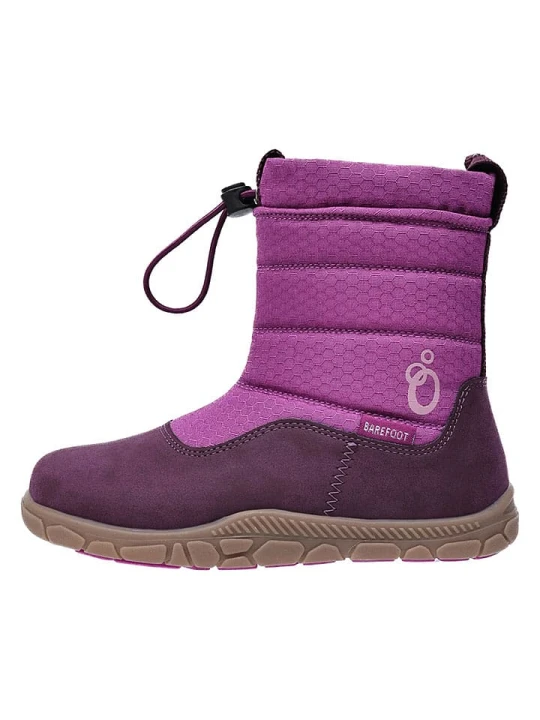 Zdjęcie produktu lamino Botki barefoot w kolorze fioletowym rozmiar: 33