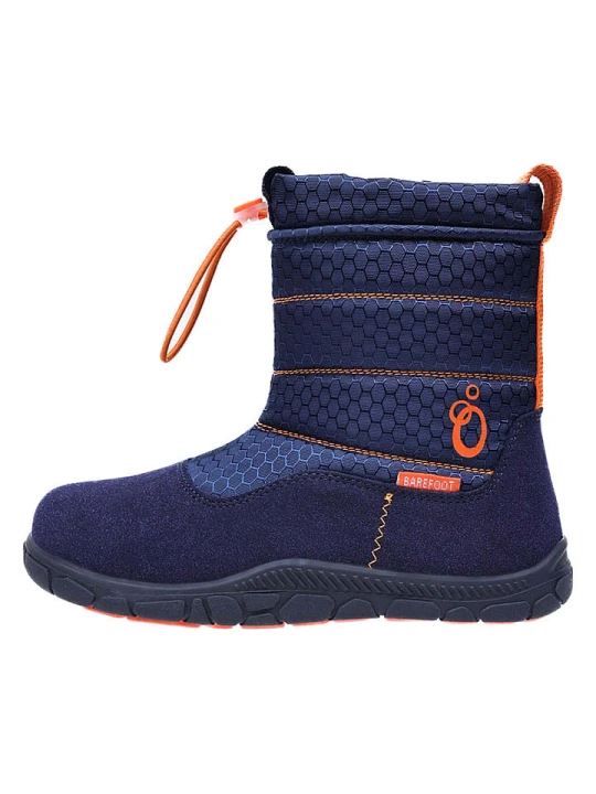Zdjęcie produktu lamino Botki barefoot w kolorze granatowym rozmiar: 29
