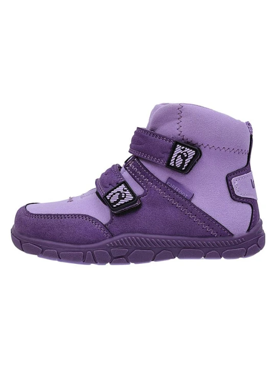 Zdjęcie produktu lamino Skórzane buty barefoot w kolorze fioletowym rozmiar: 30