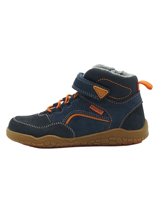 Zdjęcie produktu lamino Skórzane buty barefoot w kolorze granatowym rozmiar: 26