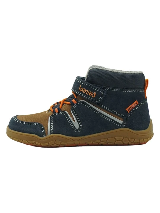 Zdjęcie produktu lamino Skórzane buty barefoot w kolorze granatowym rozmiar: 25