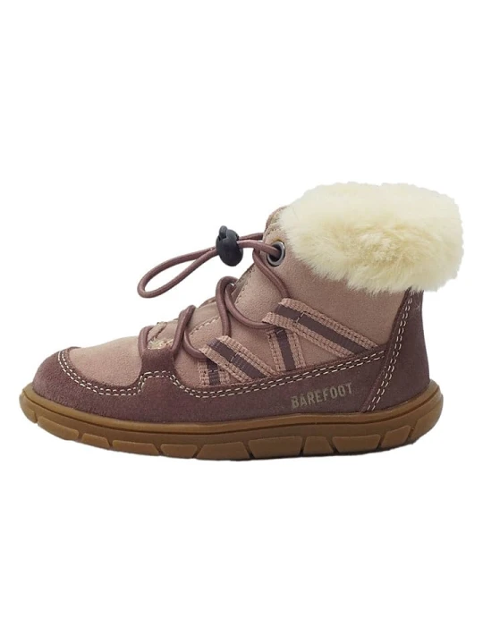 Zdjęcie produktu lamino Skórzane buty barefoot w kolorze jasnoróżowym rozmiar: 26