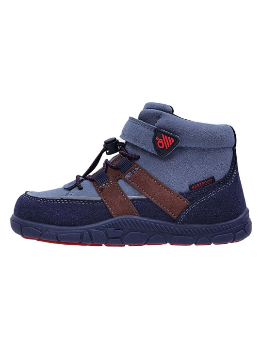 Zdjęcie produktu lamino Skórzane buty barefoot w kolorze niebieskim rozmiar: 31