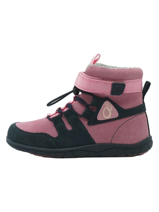 Zdjęcie produktu lamino Skórzane buty barefoot w kolorze różowo-granatowym rozmiar: 27