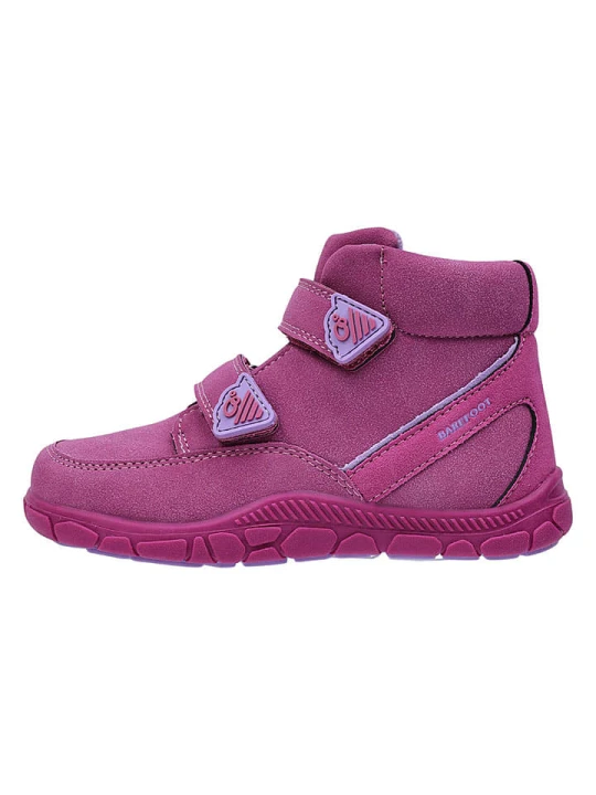 Zdjęcie produktu lamino Skórzane buty barefoot w kolorze różowym rozmiar: 31