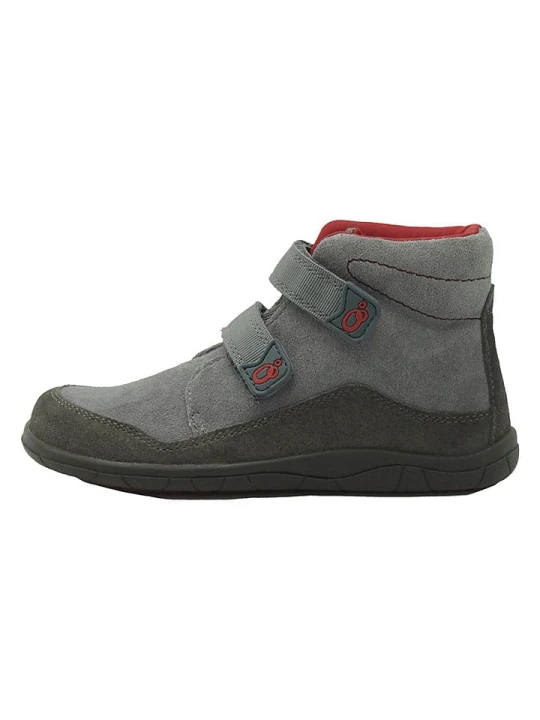 Zdjęcie produktu lamino Skórzane buty barefoot w kolorze szarym rozmiar: 29