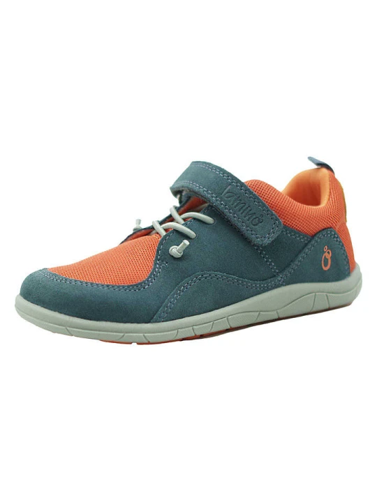 Zdjęcie produktu lamino Skórzane buty barefoot w kolorze turkusowo-pomarańczowym rozmiar: 32