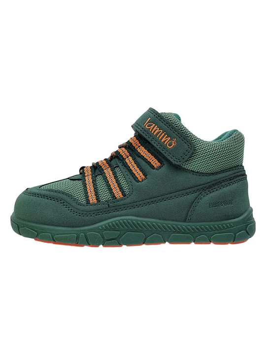 Zdjęcie produktu lamino Skórzane buty barefoot w kolorze zielonym rozmiar: 28