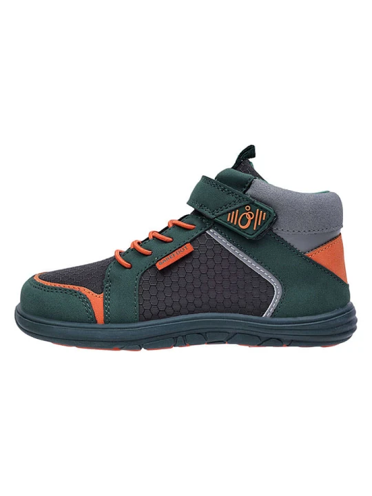 Zdjęcie produktu lamino Skórzane buty barefoot w kolorze zielonym rozmiar: 26