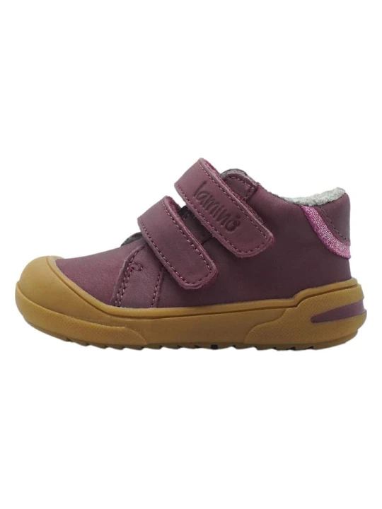Zdjęcie produktu lamino Skórzane buty w kolorze czerwonym do nauki chodzenia rozmiar: 22