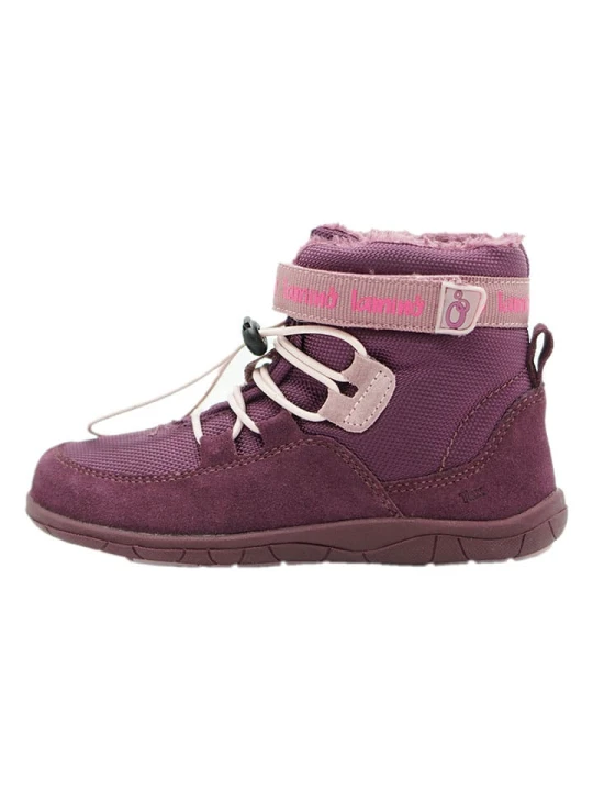 Zdjęcie produktu lamino Skórzane buty w kolorze fioletowym do chodzenia na boso rozmiar: 31